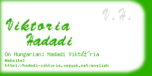 viktoria hadadi business card